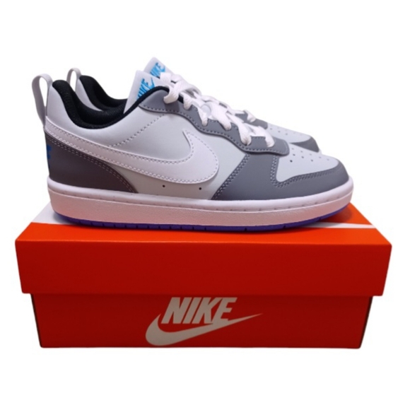 Nike Other - NIKE Court Borough Low Recraft,Pure Platinum/White-Cool Grey DV5456 019 Boy 3.5Y